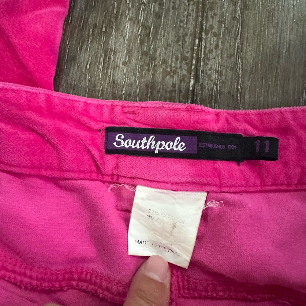 South Pole Pink Boot Cut Pants - Picture 6 of 16